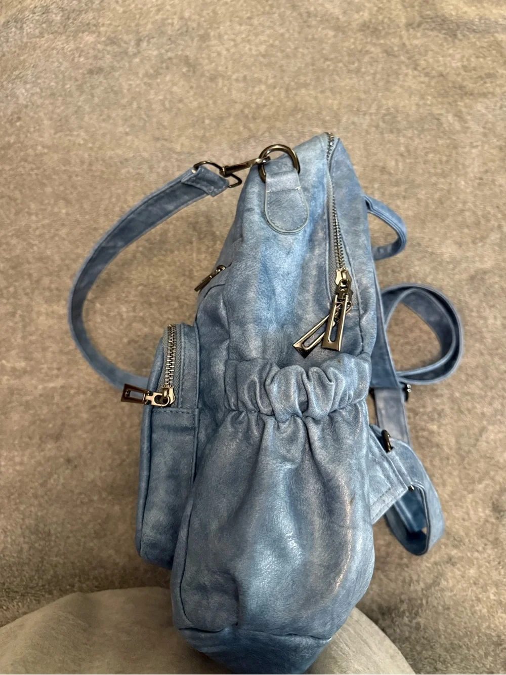 Blue Women's Everyday Backpack Tote